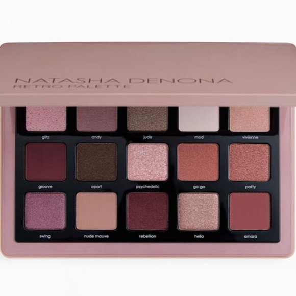 NATASHA DENONA ENCHANTING RETRO EYES PALETTE $80 - Picture 2 of 14